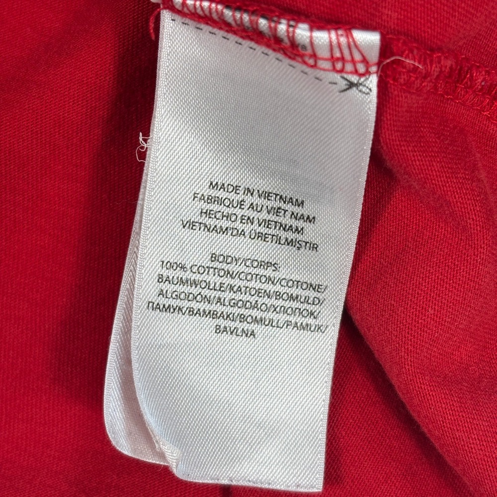 Polo Ralph Lauren Hoodie Men's XL Red Navy Colorblock 100% Cotton Drawstring - Picture 15 of 16